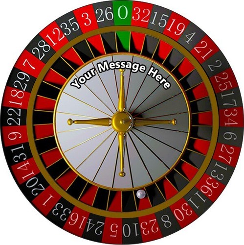 Roulette wheel personalised - roulette,