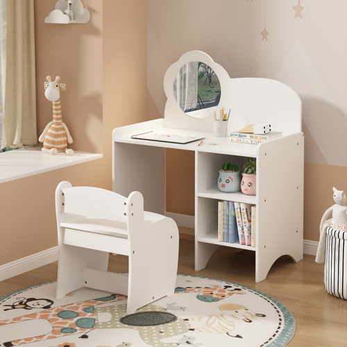 Kids vanity table with mirror - kids,