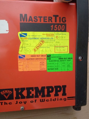 Kemppi master tig 1500 - kemppi,