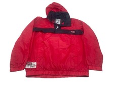 Crew Clothing No 93 Sailing Jacket GBR Hooded Pouch Pocket Red VGC Women’s UK 14