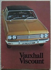 VAUXHALL Viscount Car Sales Brochure For 1971 Ref V1983