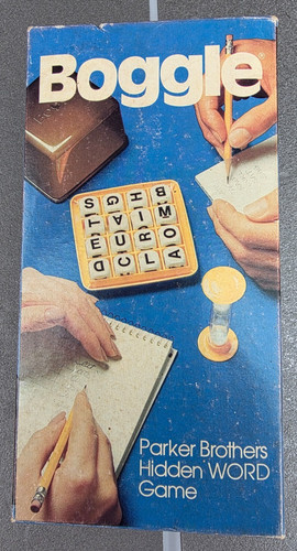 Boggle game 1976 parker - game,