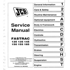 Service Manual for Jcb 125 135