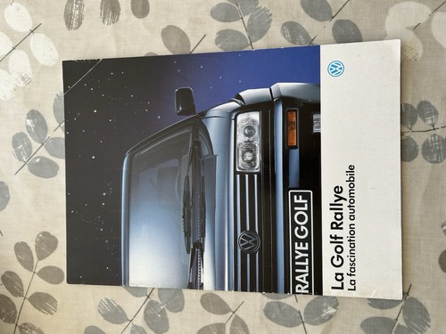 Golf rallye sales brochure - rallye,