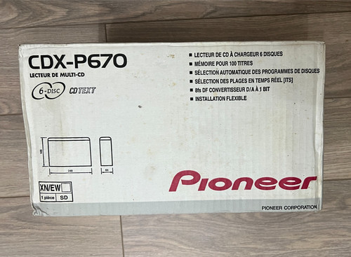 Pioneer cdx p670 multi - pioneer, multi-cd
