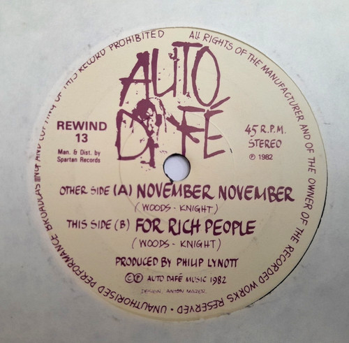 Auto dafe november - -,
