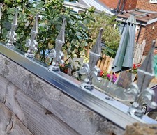 ORNATE – SOLID STEEL – DECORATIVE – SECURITY – WALL / FENCE & GATE TOPPERS