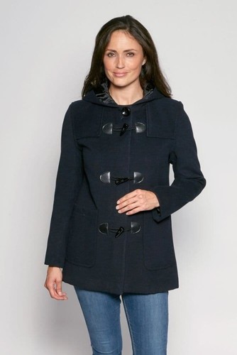 Navy faux wool - navy,