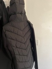 ZARA Contrast puffer jacket