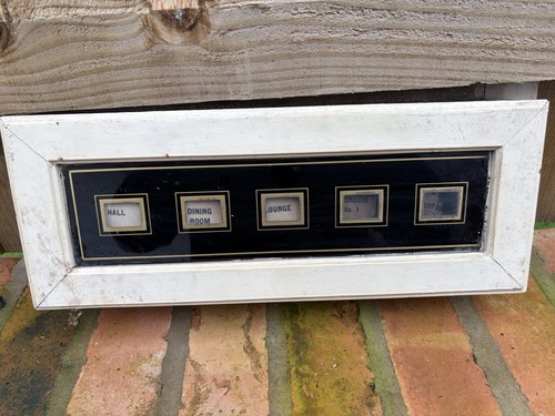 Servants bell box indicator - bell,