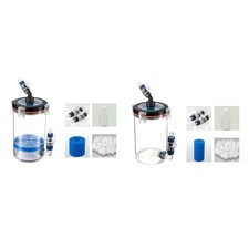 External Canister Filter Aquarium Filter with Media 12mm Fittings No Pump