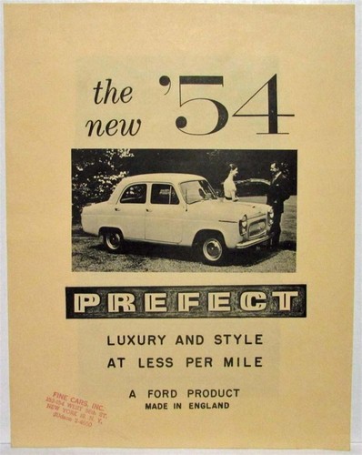 1954 ford prefect luxury - ford,