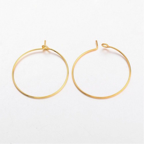 Wine glass charm rings - wine, hoops