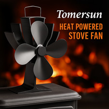 6-Blade Heat Powered Log