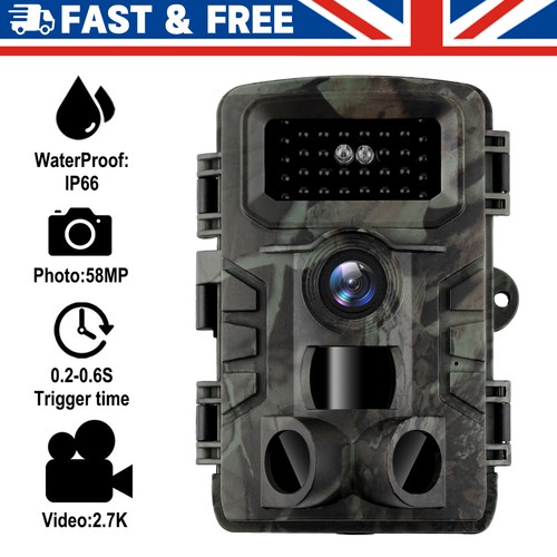 58mp wildlife trail camera - camera, 4k