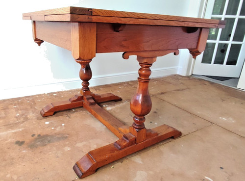 Antique art deco solid - art, oak