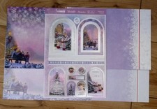 HUNKYDORY CHRISTMAS CARD MAKING KIT - 5 X A4 SHEETS - THE MUSIC OF CHRISTMAS