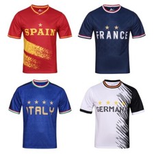 Mens Football / Soccer European & International Football Jersey Shirt Top Euros