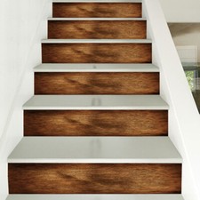6/13PCS Wooden Stair Floor