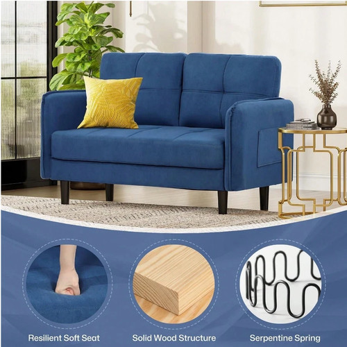 Seater sofa small fabric - ,