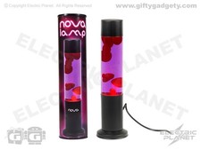 Nova Black 38cm Lava Lamp