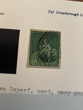 Mauritius 1858 Britannia 4d