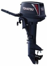 TOHATSU 9.8HP 2-Stroke Tiller Handle Short Shaft Outboard (Commercial Use Only)