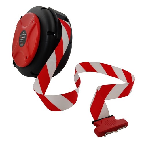 Retractable barrier reel - barrier,