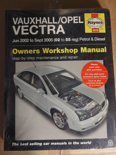 Vauxhall vectra haynes car - vectra,