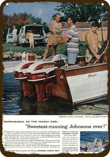 1957 johnson 35hp seahorse - 35hp,