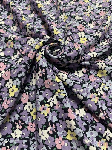 Black with pink purple blue - &,