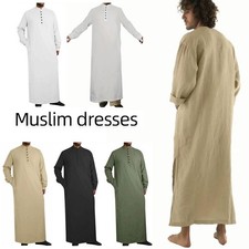 Islamic Muslim Men Jubba Robe