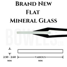 Flat Mineral Glass Watch