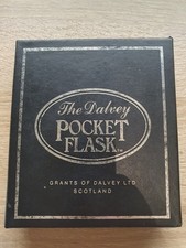 Dalvey Schweppes Pocket Flask in Original Box Vintage c.1990s, Certificate Email