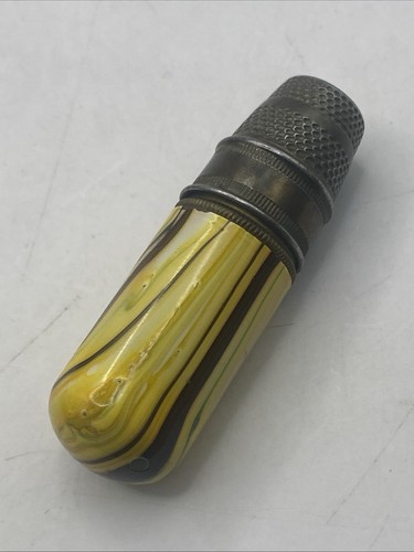 Antique bullet shaped needle - antique,