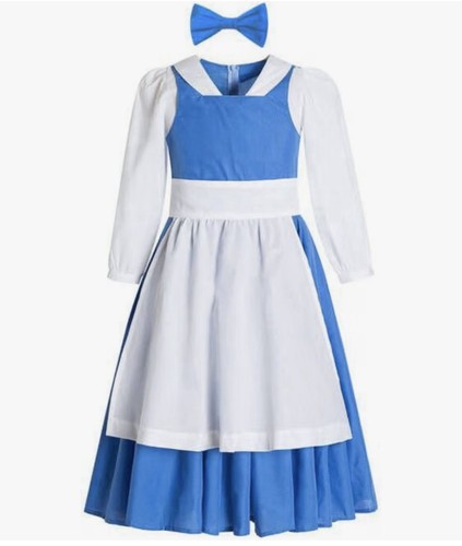 Belle village costume blue - village,