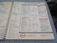 1951 - 1961 FORD CONSUL ZEPHYR ZODIAC SERVICE SPECIFICATION CHART SHEET