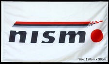 Nismo New Logo Garage Flag For Nissan Skyline GTR 200SX Silvia Juke 300ZX 350Z 