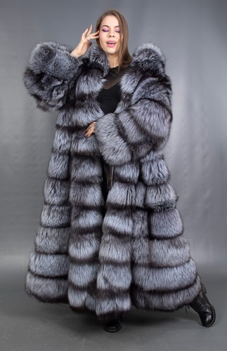 New amazing real silver fox - silver,