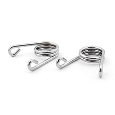 Pair 3" Seat Spring Chrome For