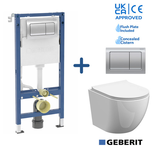 Wall hung toilet - wall,
