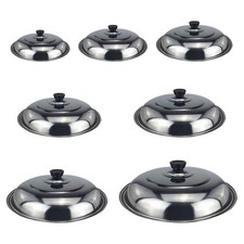 Stainless Steel Wok Lid Cookware Lid with Handle