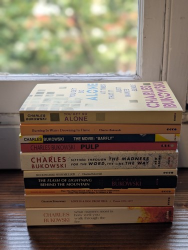 Charles bukowski book lot - charles,