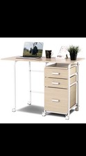Folding Computer Desk Rolling
