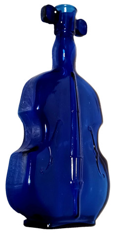Violin shape bottle vase - shape,