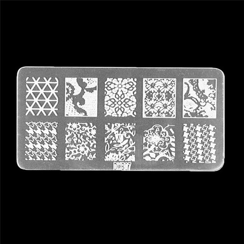 Nail art stamp stencil - nail,