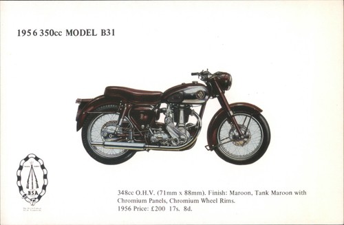 1956 bsa 350cc - 1956,