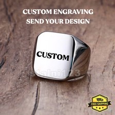 CUSTOM Engraved Design Mens