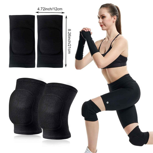 Pair stretchy knee pads - 1,