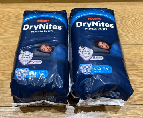 Packs huggies drynites - packs, of